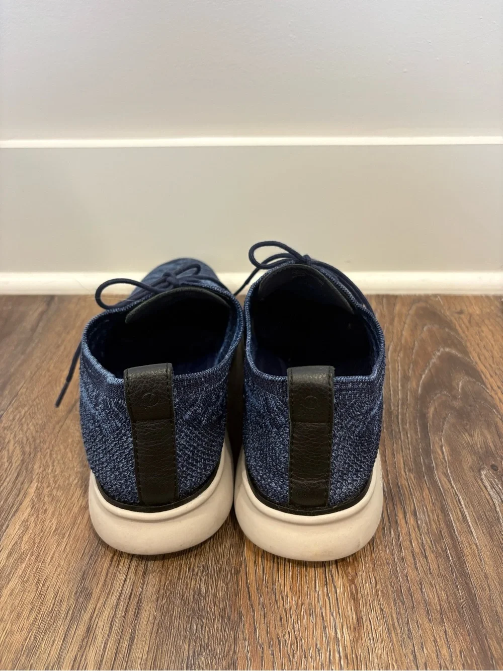 Cole Haan Men's Knit Lace-Up Sneakers in Blue and Black